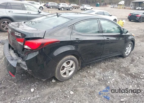 2014 Hyundai Elantra Se из США, поврежденный, VIN 5NPDH4AE6EH541687